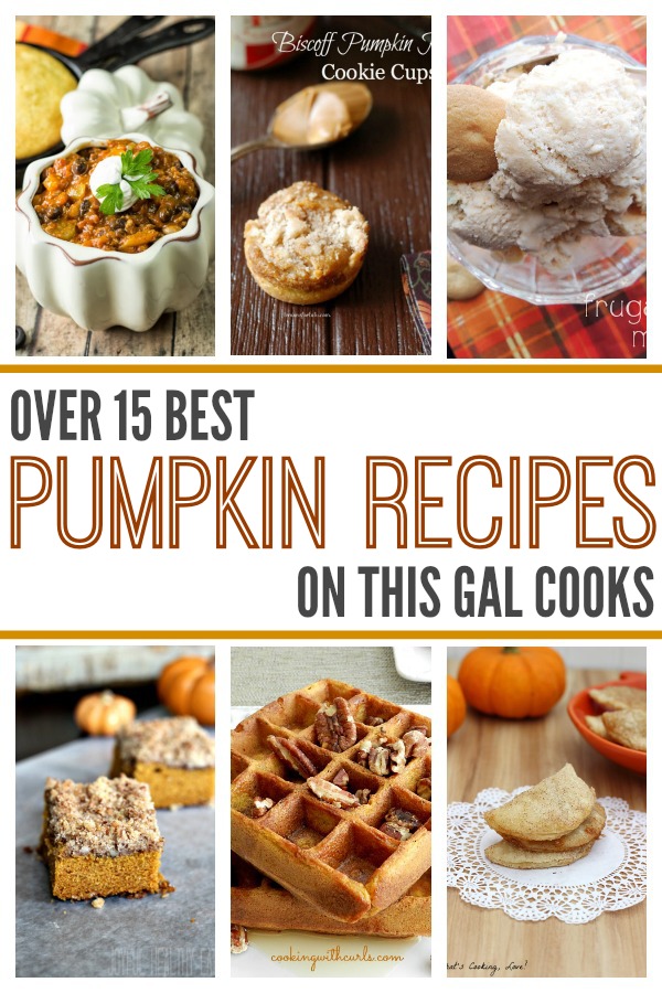 Over 15 Best Pumpkin Recipes on This Gal Cooks