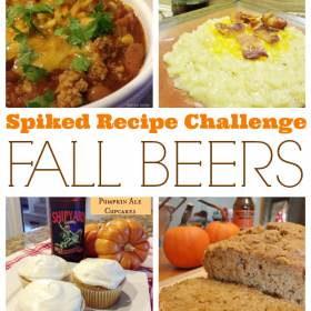 Spiked Recipe Challenge: Fall Beers. Brought to you by This Gal Cooks and Frugal Foodie Mama