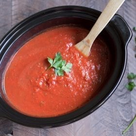 Slow Cooker Spaghetti Sauce. Great for pasta and pizza!