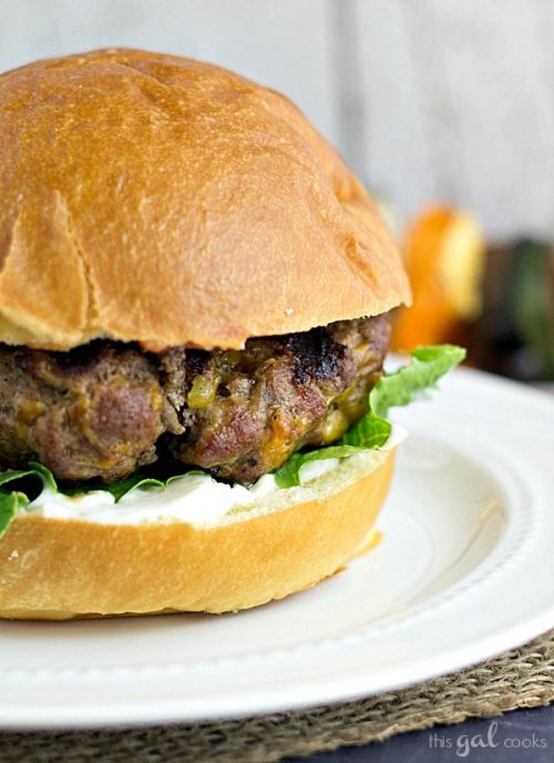 Jalapeno Cheddar Burgers This Gal Cooks