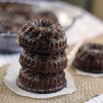 Mini Chocolate Bundt Cakes with Coffee Glaze from www.thisgalcooks.com #bundtcakes #chocolate #coffee