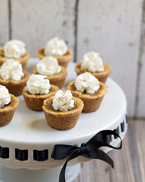 Pumpkin Pie Cookie Cups - This Gal Cooks