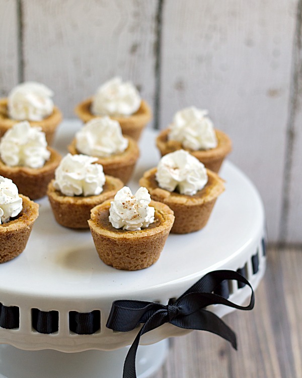 Pumpkin Pie Cookie Cups