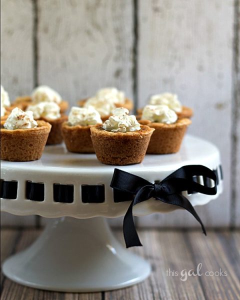 Pumpkin Pie Cookie Cups