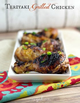 Teriyaki Grilled Chicken from www.thisgalcooks.com #chicken #grilling #asianinspiredmeals