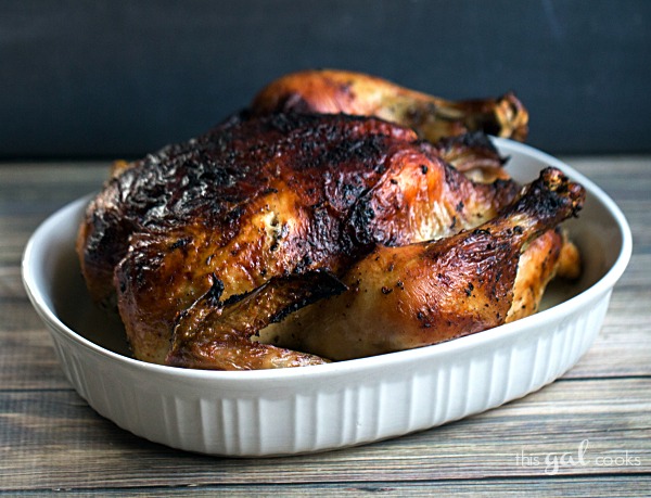 Oven Roasted Rotisserie Style Chicken