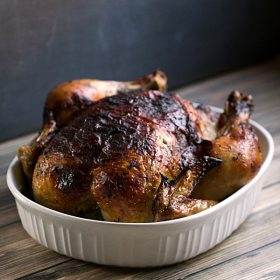 Oven Roasted Rotisserie Style Chicken