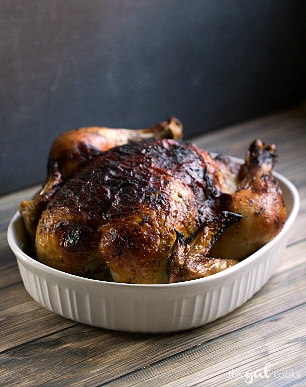 Oven Roasted Rotisserie Style Chicken