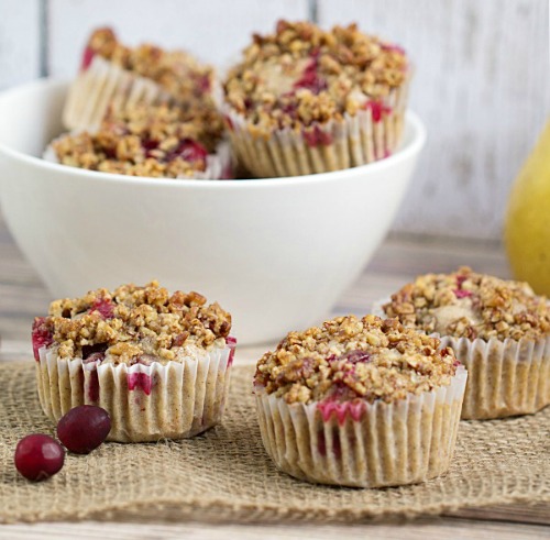Cranberry Rum Muffins with Rum Pecan Streusel2
