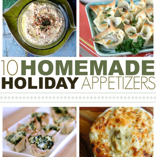 6. 10 Homemade Holiday Appetizers