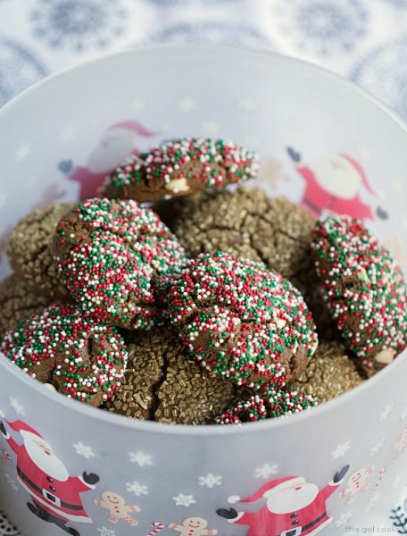 Chocolate Ginger Cookies - This Gal Cooks