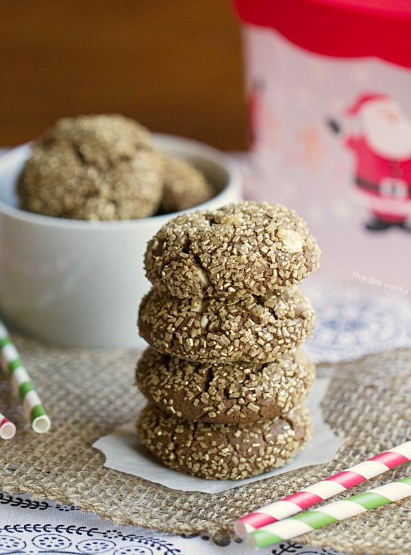 Chocolate Ginger Cookies - This Gal Cooks