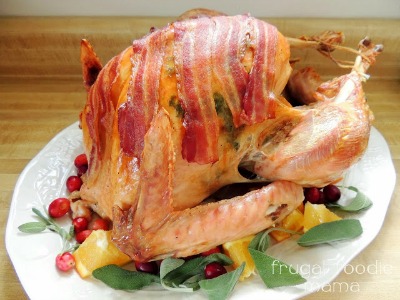Carrie made this Bacon & Sage Roasted Turkey