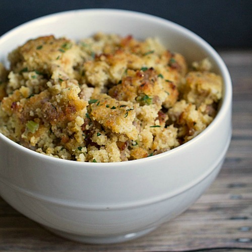 Homemade Cornbread Dressing | This Gal Cooks