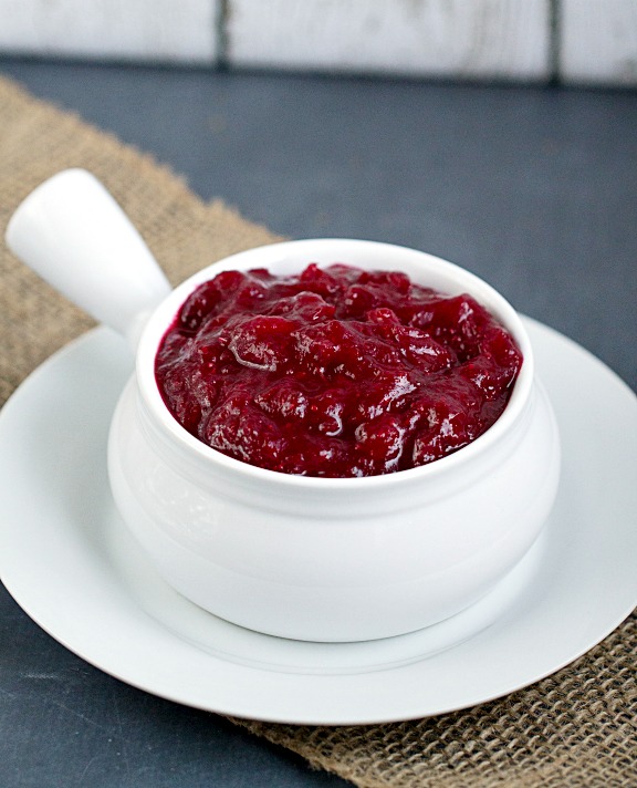 Homemade Cranberry Sauce - This Gal Cooks. In under 25 minutes you can have delicious homemade cranberry sauce!