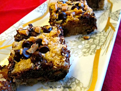 Our most viewed was these Chocolate Chip Toffee Bars by My Sweet Mission