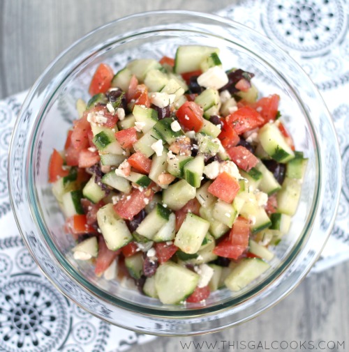 Greek Cucumber and Tomato Salad