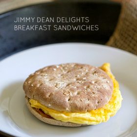 Jimmy Dean Delights Breakfast Sandwiches on This Gal Cooks #Breakfast Delight #PMedia #Ad