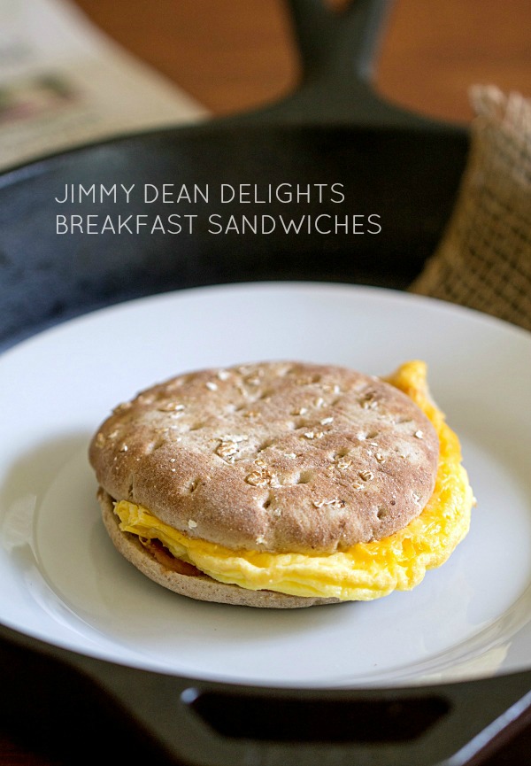 Jimmy Dean Delights Breakfast Sandwiches on This Gal Cooks #Breakfast Delight #PMedia #Ad