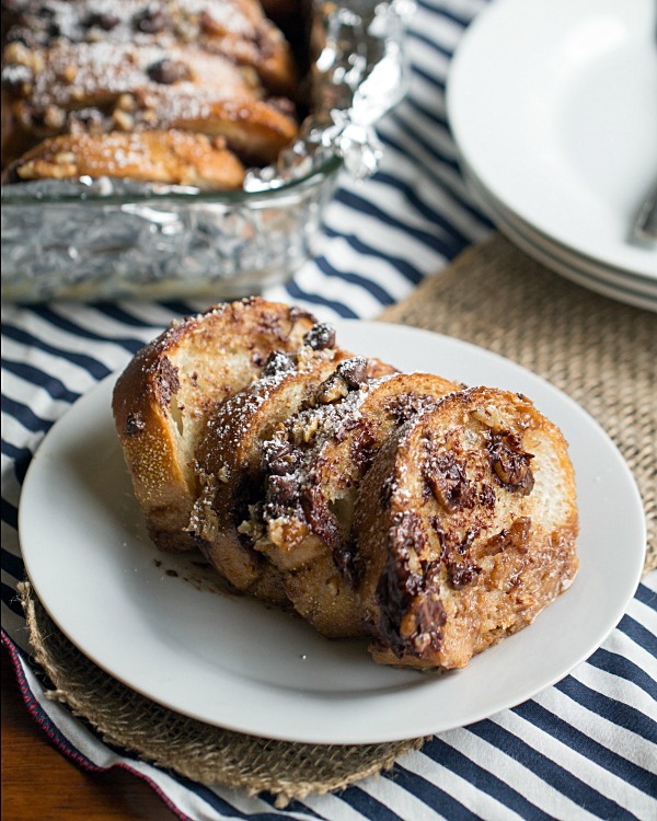 Overnight Pecan Pie French Toast Casserole