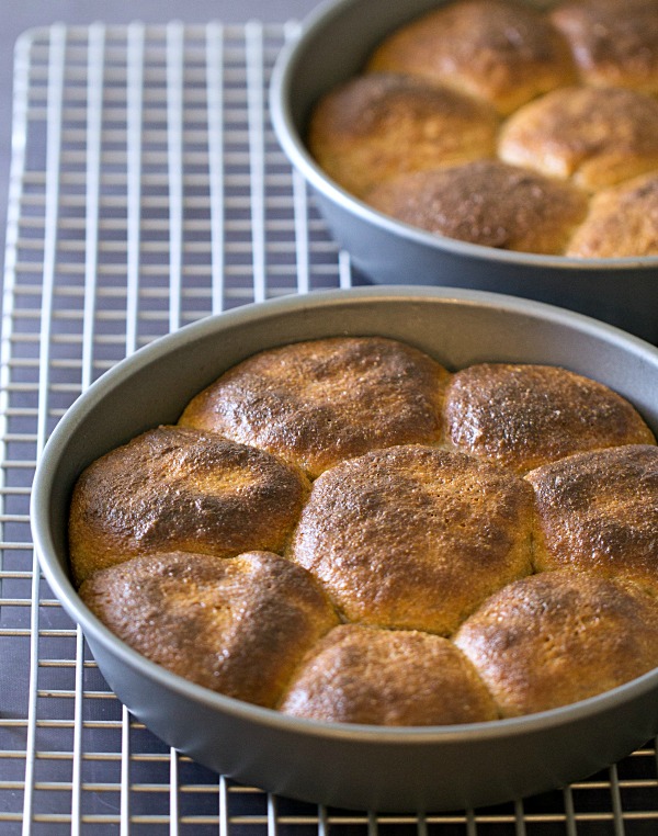 Whole Wheat Dinner Rolls - This Gal Cooks #wholewheat #sidedishes #dinnerrolls