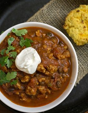 Turkey and Roasted Butternut Squash Chili - This Gal Cooks #soup #dinner #chili