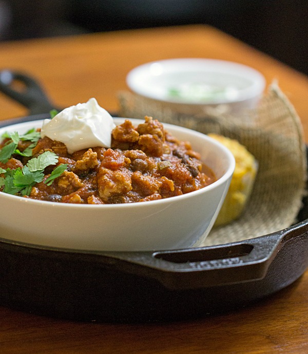 Turkey and Roasted Butternut Squash Chili - This Gal Cooks #soup #dinner #chili