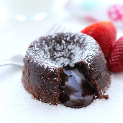 Molten Chocolate Mocha Cake by Blahnik Baker