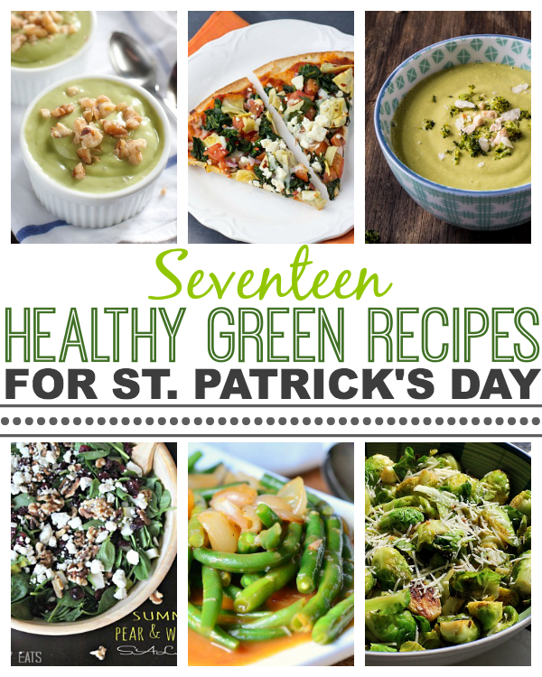 17 Healthy Green Recipes for St. Patrick's Day on This Gal Cooks #healthyrecipes #dinner #easyrecipes