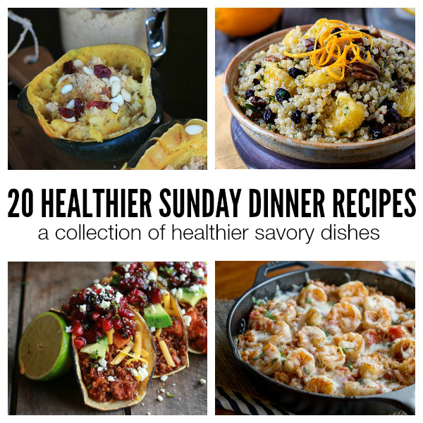 20 Healthier Sunday Dinner Recipes on This Gal Cooks 