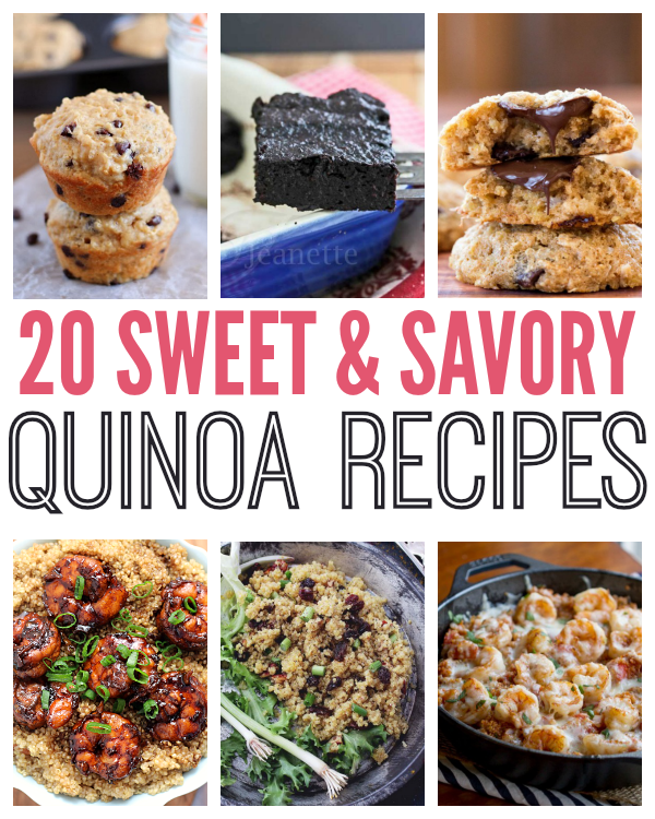 20 Sweet and Savory Quinoa Recipes on This Gal Cooks