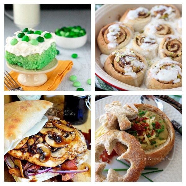 Marvelous Mondays Link Party 90 with St. Patrick's Day Recipes