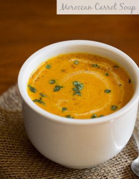 Moroccan Carrot Soup - This Gal Cooks #dairyfree #dinner #secretrecipeclub