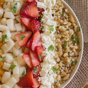 Super Fruit and Walnut Quinoa Salad - This Gal Cooks #healthy #glutenfree #salad