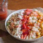 Super Fruit and Walnut Quinoa Salad - This Gal Cooks #healthy #glutenfree #salad