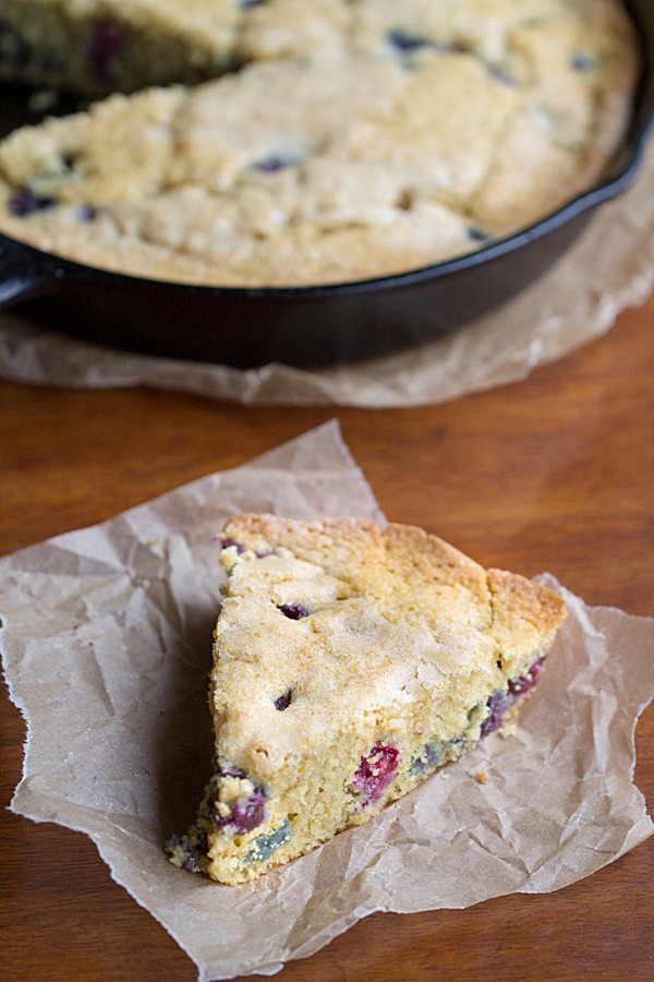 Blueberry Cornbread (dairy free)