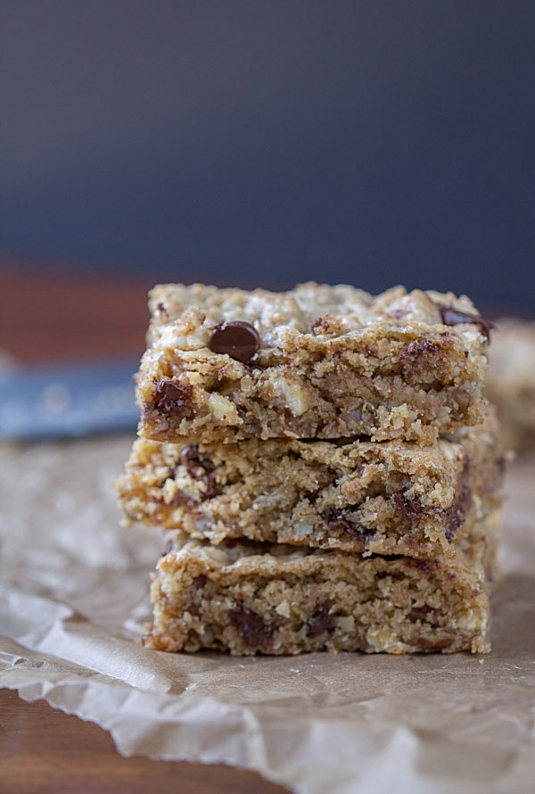 Congo Bars: these extreme blondies are loaded with toasted coconut, chopped pecans, chocolate chips and white chocolate chips. A delicious treat for any coconut lover!