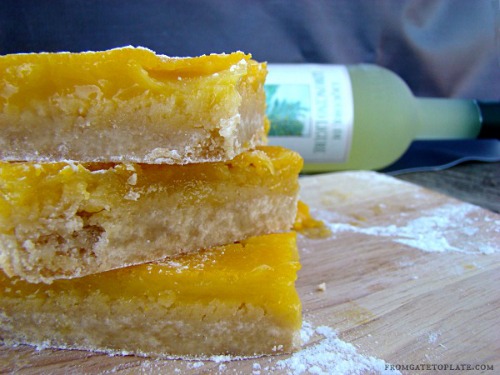 Limoncello Bars by From Gate to Plate