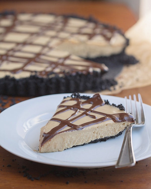 No Bake Cookie Butter Cream Pie. This creamy, full of cookie butter, tasty pie is made dairy free by using coconut milk and vegan cream cheese.