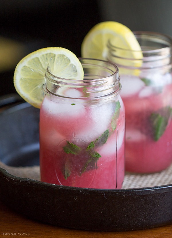 Skinny Raspberry Acai Mint Spritzer. Trop50 Raspberry Acai, club soda and fresh mint come together to make this refreshing drink!