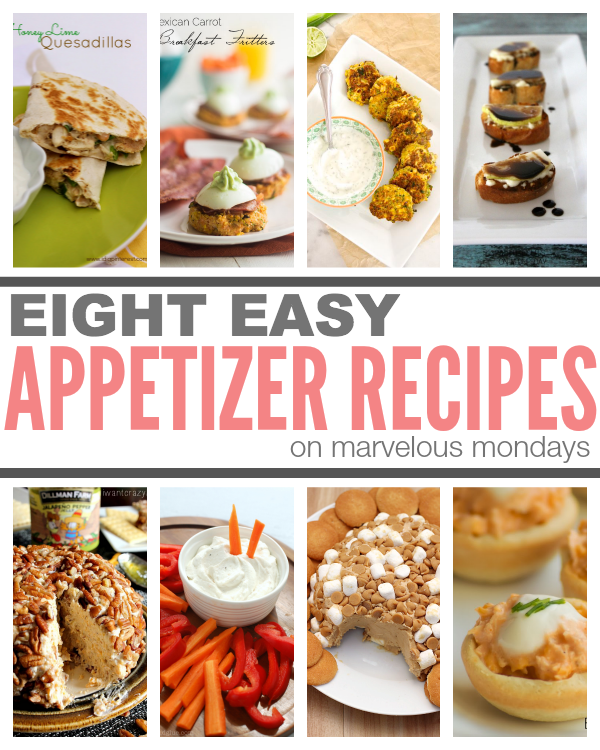 Marvelous Mondays 99 with Appetizer Recipes on This Gal Cooks