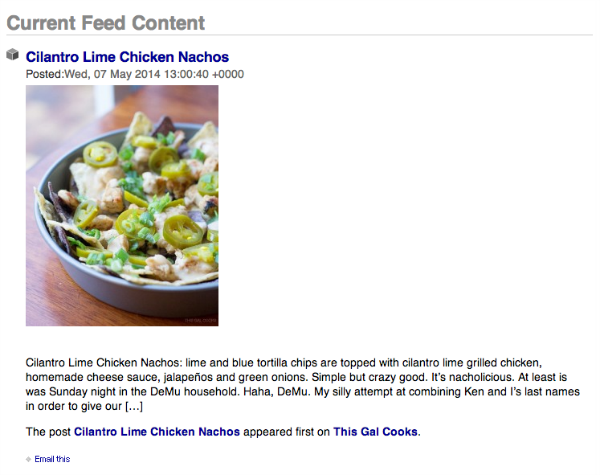 How to Truncate RSS Feed Posts. A tutorial on This Gal Cooks