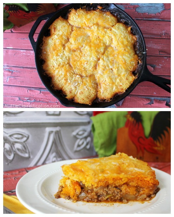 Easy Skillet Tamale Pie by A Little Claireification This Gal Cooks