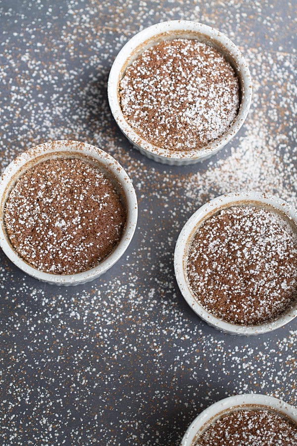 Chocolate Coconut Pudding Cakes