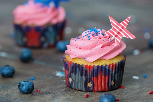 Fourth of July Cupcakes by Kailley's Kitchen