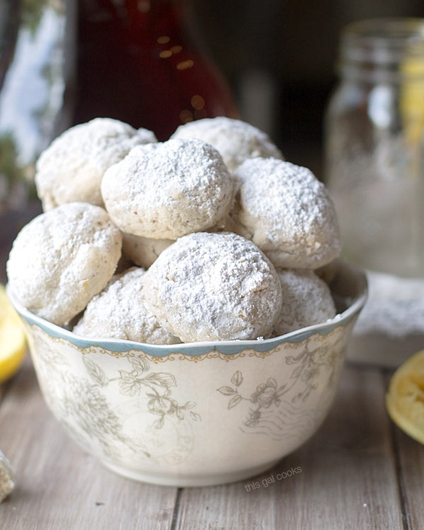 Lemon Poppyseed Tea Cookies on This Gal Cooks