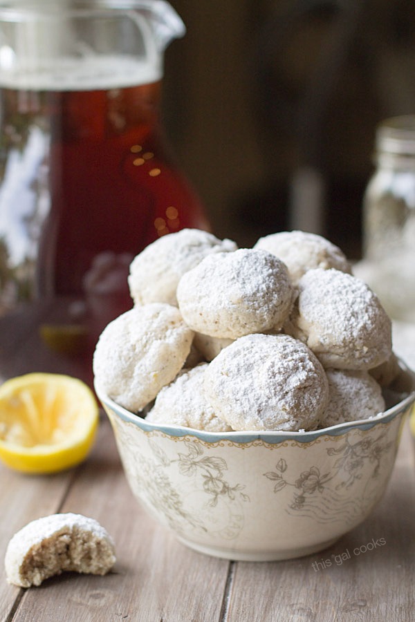 Lemon Poppyseed Tea Cookies on This Gal Cooks