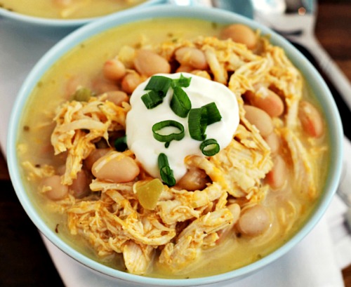 Slow Cooker White Chicken Chili by Julie's Eats and Treats