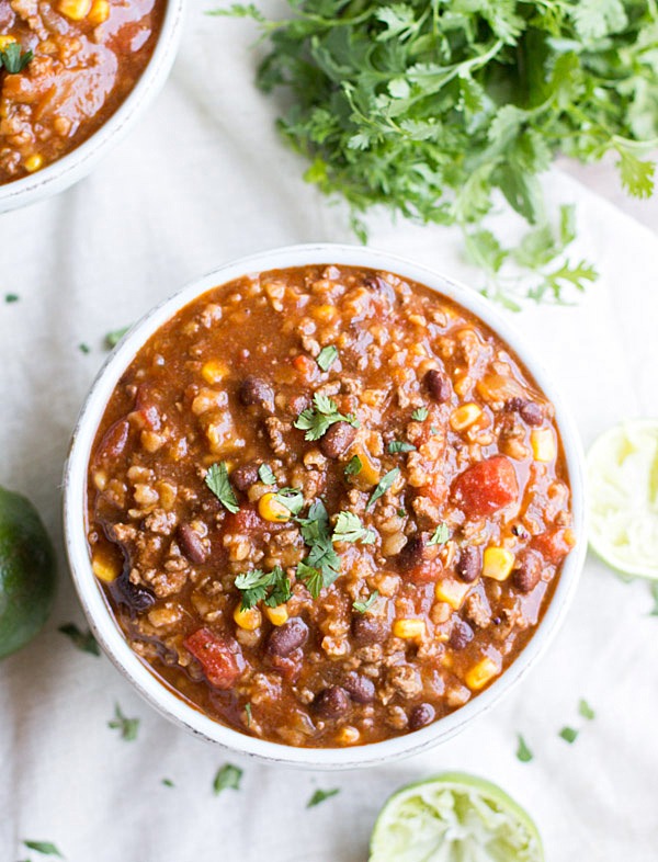 Slow Cooker Tex Mex Soup on This Gal Cooks 