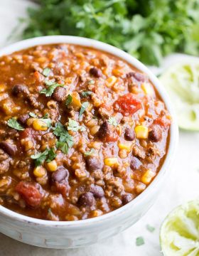 Slow Cooker Tex Mex Soup on This Gal Cooks